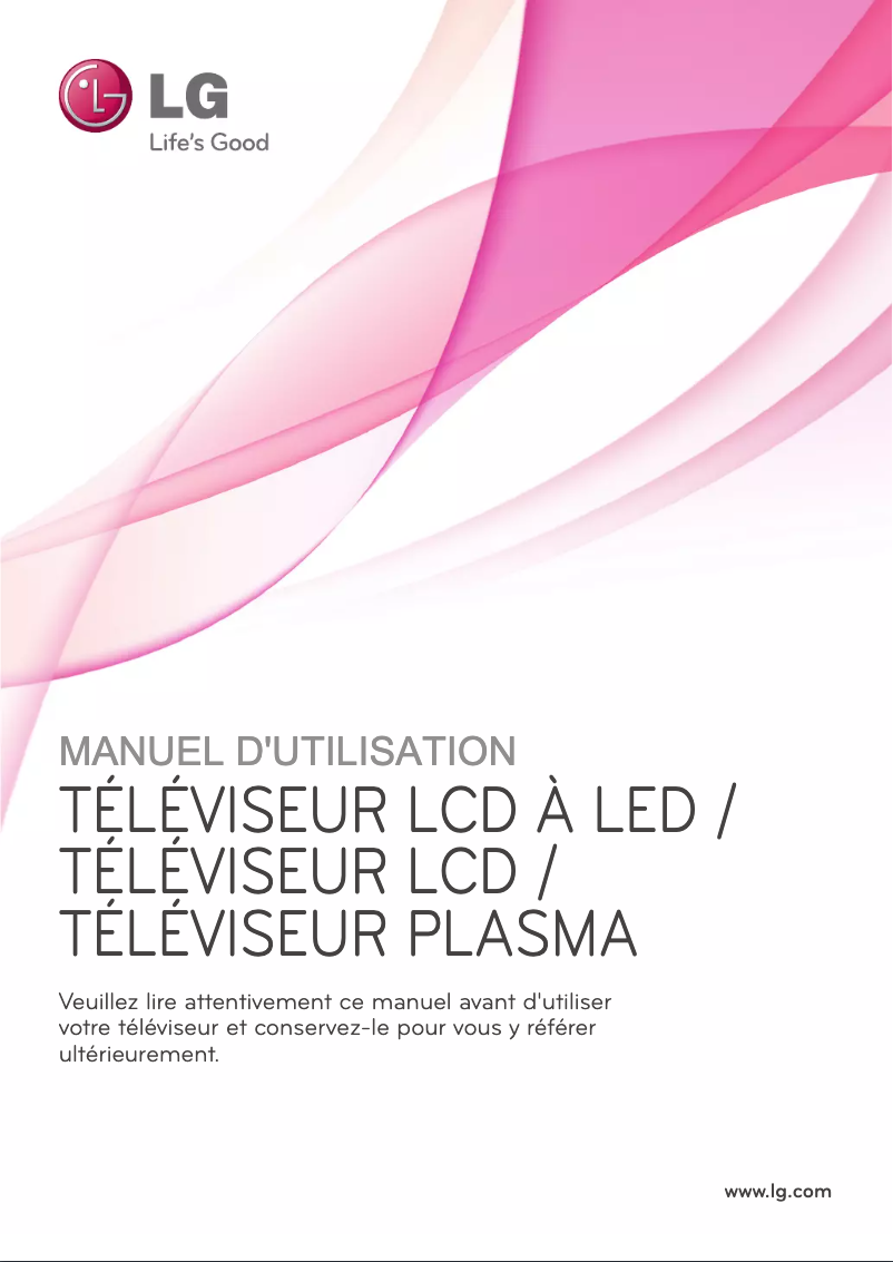 Page 1 de la notice Manuel utilisateur LG 47LK950S