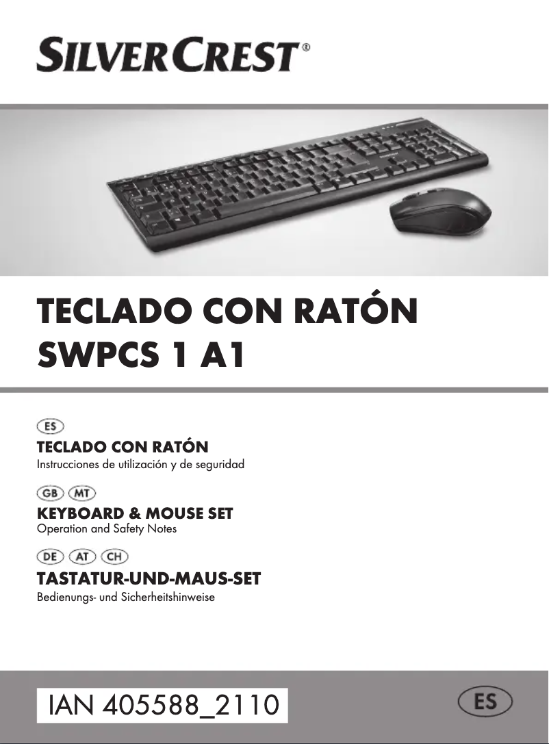 Página 1 del manual Manual de usuario SilverCrest SWPCS 1 A1