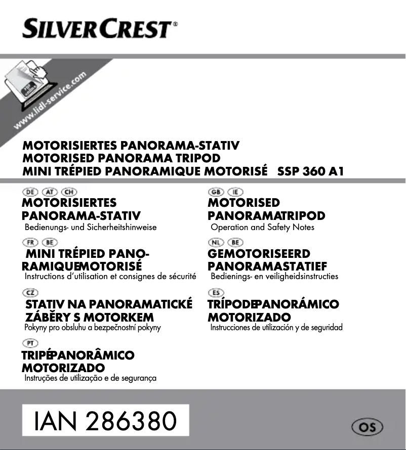 Página 1 del manual Manual de usuario SilverCrest SSP 360 A1