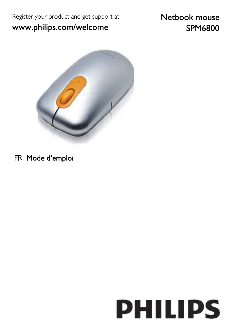 Page n°1 - Manuel utilisateur Philips SPM6800