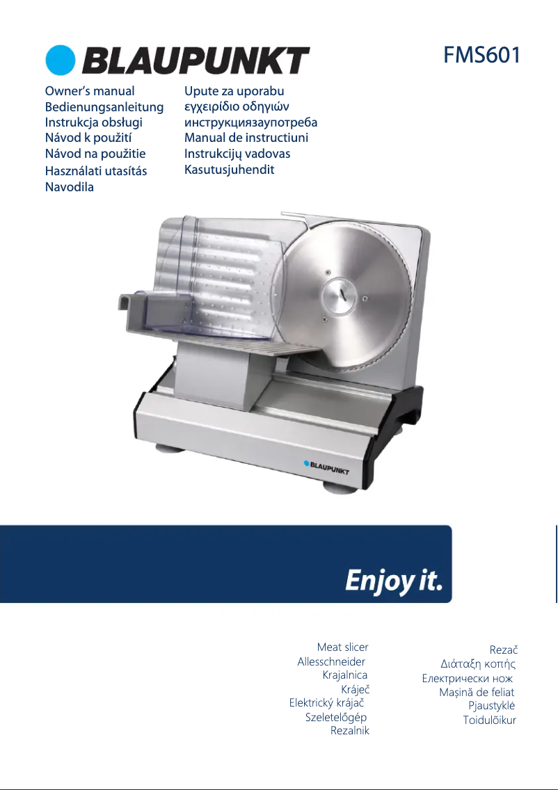 Página 1 del manual Manual de usuario Blaupunkt FMS601