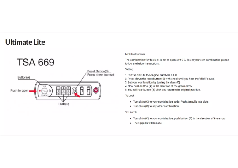 Page 1 de la notice Manuel utilisateur Tripp Ultimate Lite