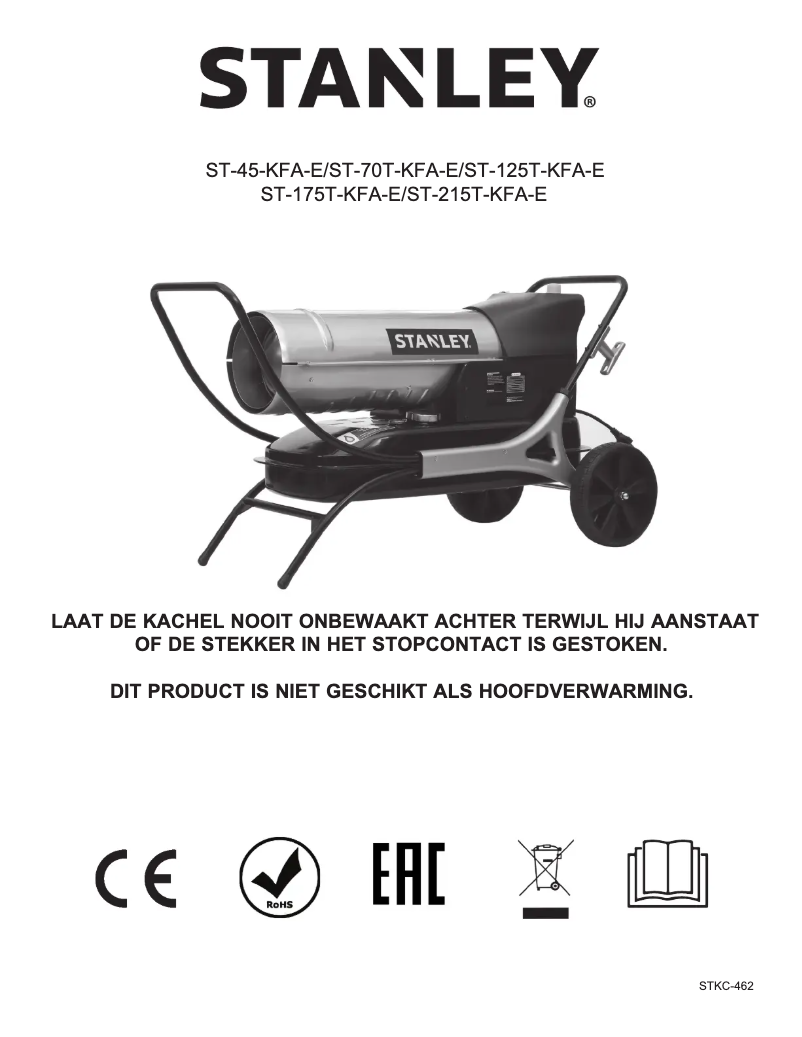 Page 1 de la notice Manuel utilisateur Stanley STN125D