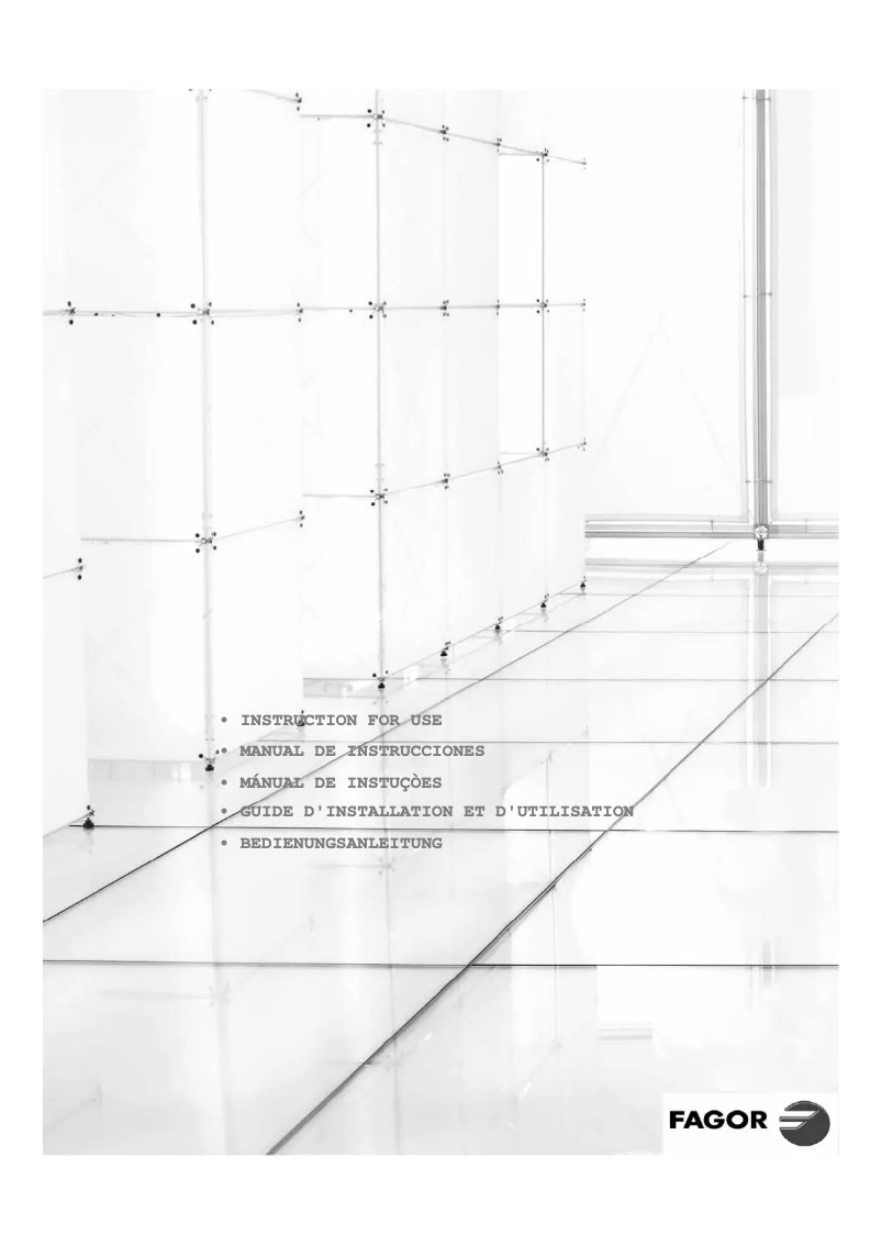 Page 1 de la notice Manuel utilisateur Fagor FQ8965X