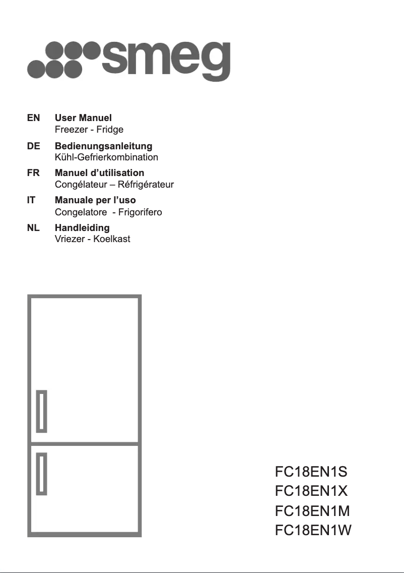 Page 1 de la notice Mode d'emploi Smeg FC18EN1W