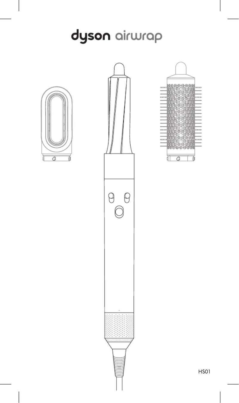 Page 1 de la notice Manuel utilisateur Dyson HS01 Airwrap