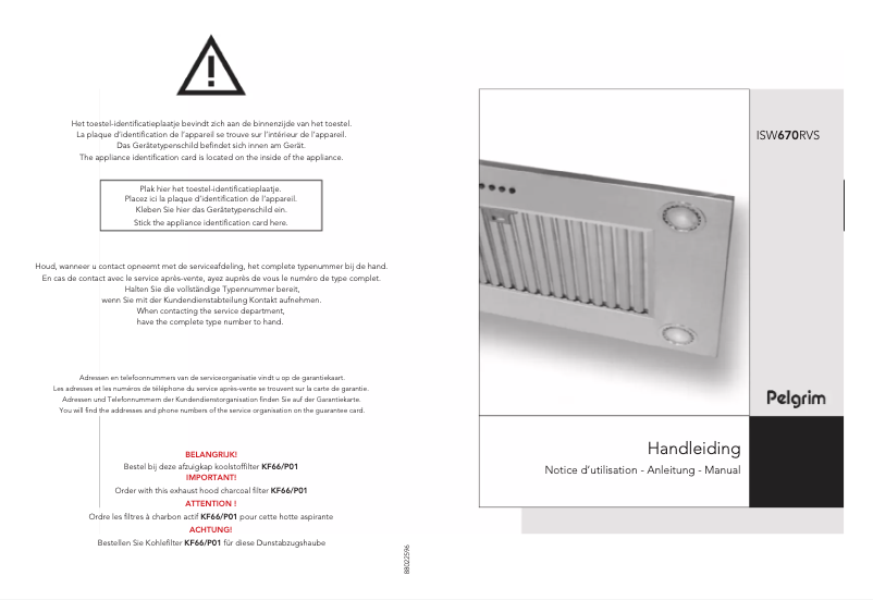 Page 1 de la notice Manuel utilisateur Pelgrim ISW 670