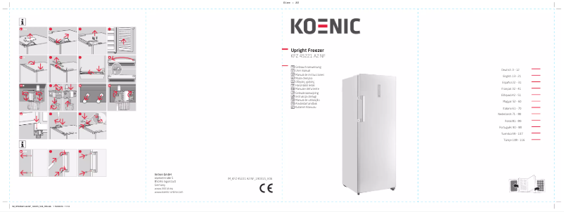 Page 1 de la notice Manuel utilisateur Koenic KFZ 45221 A2 NF