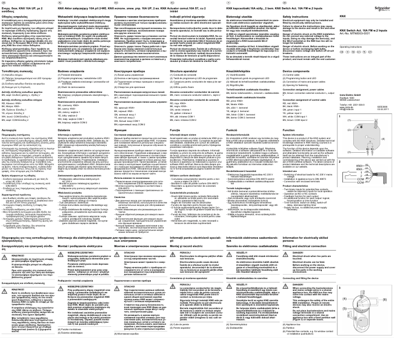 Page 1 de la notice Manuel utilisateur Schneider MTN6003-0001