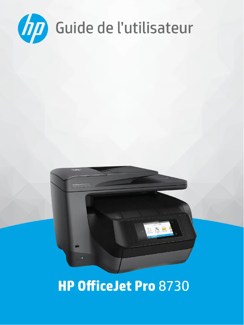 Page n°1 - Manuel utilisateur HP OfficeJet Pro 8730