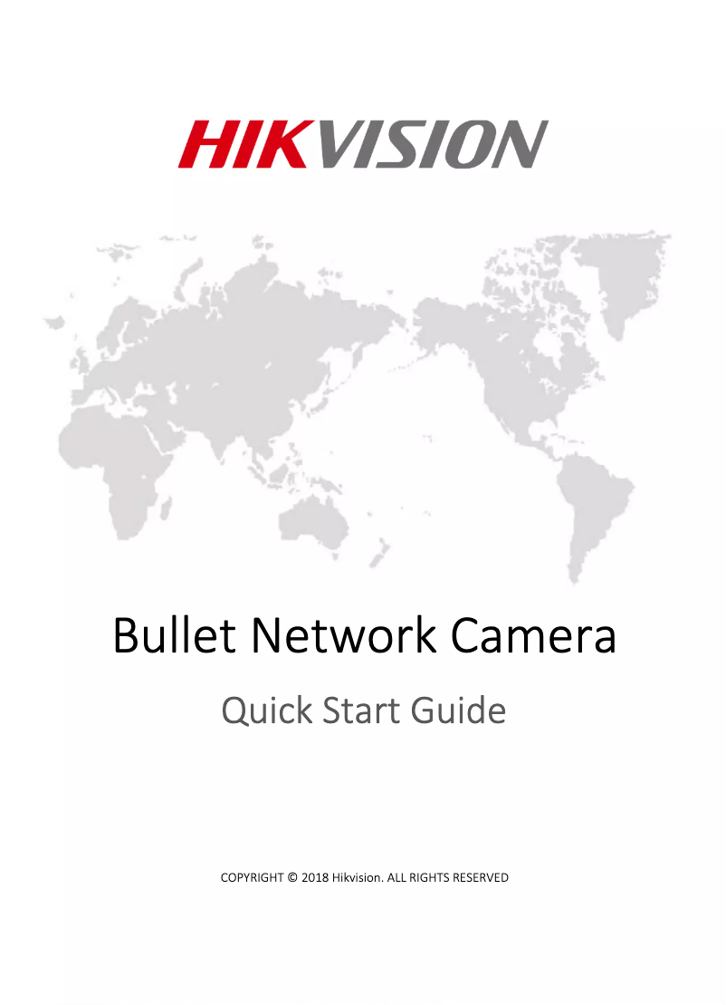 Page 1 de la notice Manuel utilisateur Hikvision DS-2CD2T47G1-L