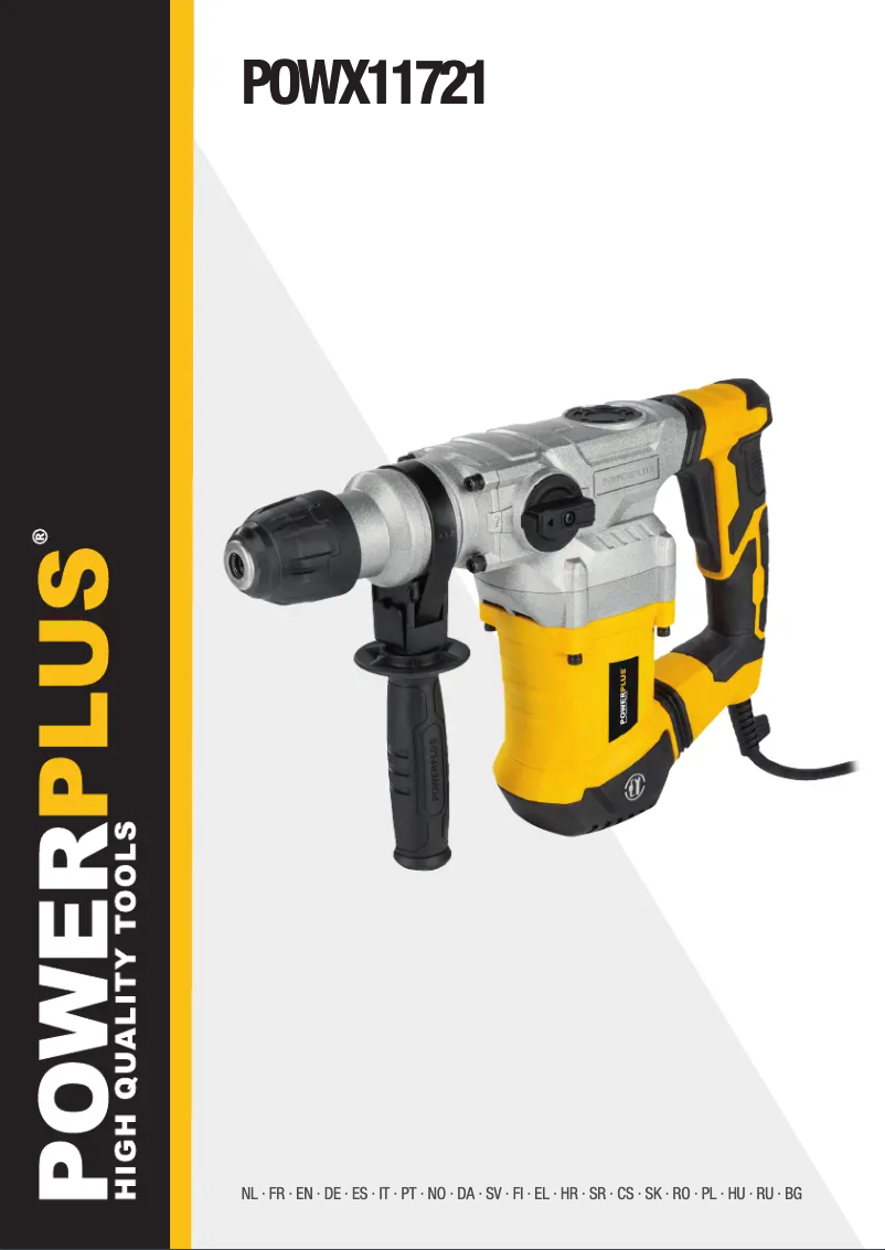 Page 1 de la notice Manuel utilisateur PowerPlus POWX11721