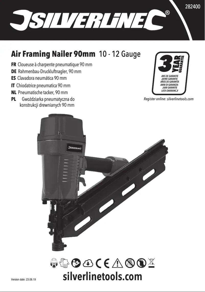 Page 1 de la notice Manuel utilisateur Silverline 282400