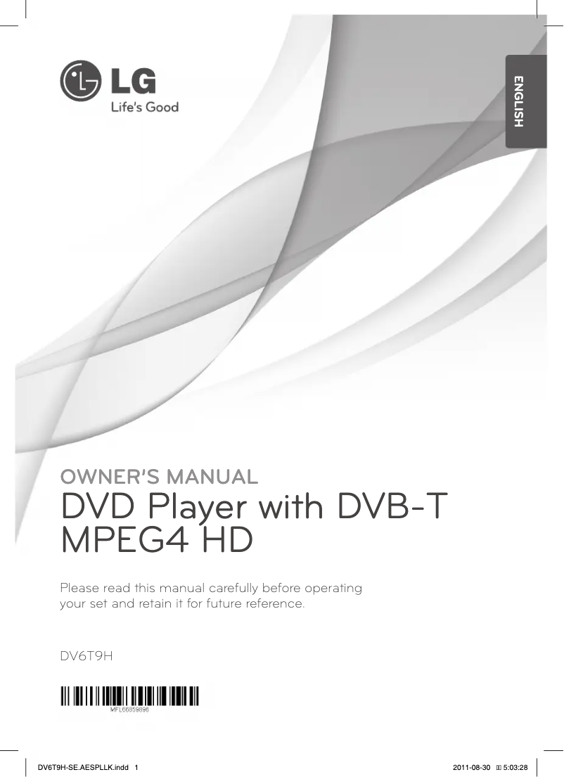 Page 1 of the manual User Manual LG DV6T9H
