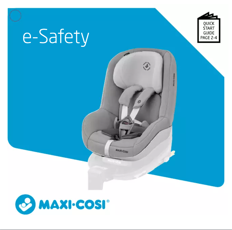 Page 1 de la notice Manuel utilisateur Maxi-Cosi e-Safety