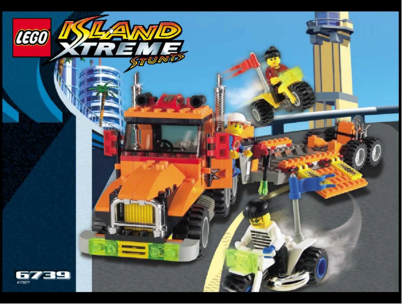 Page 1 de la notice Manuel utilisateur Lego Island Xtreme Stunts 6739