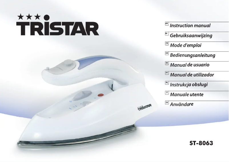 Page 1 de la notice Manuel utilisateur TriStar ST-8063