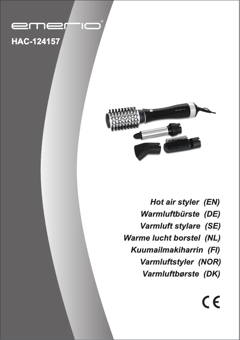 Page 1 de la notice Manuel utilisateur Emerio HAC-124157