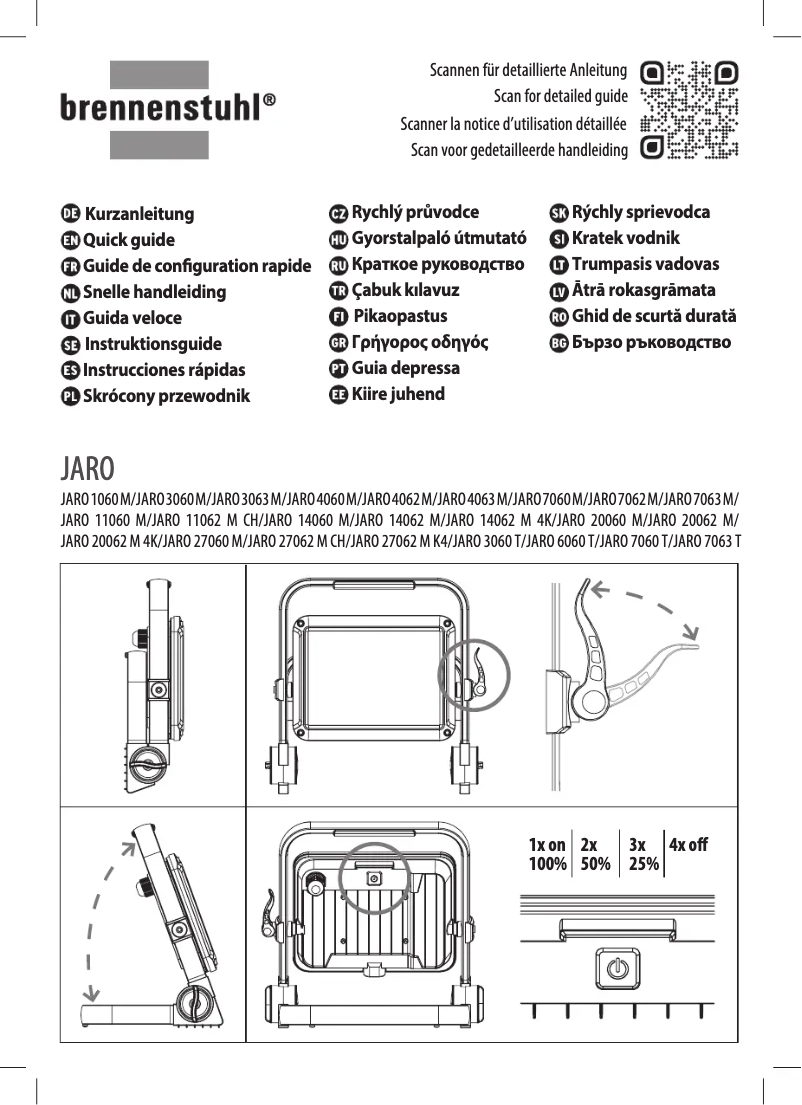 Page 1 de la notice Manuel utilisateur Brennenstuhl JARO 3060 T