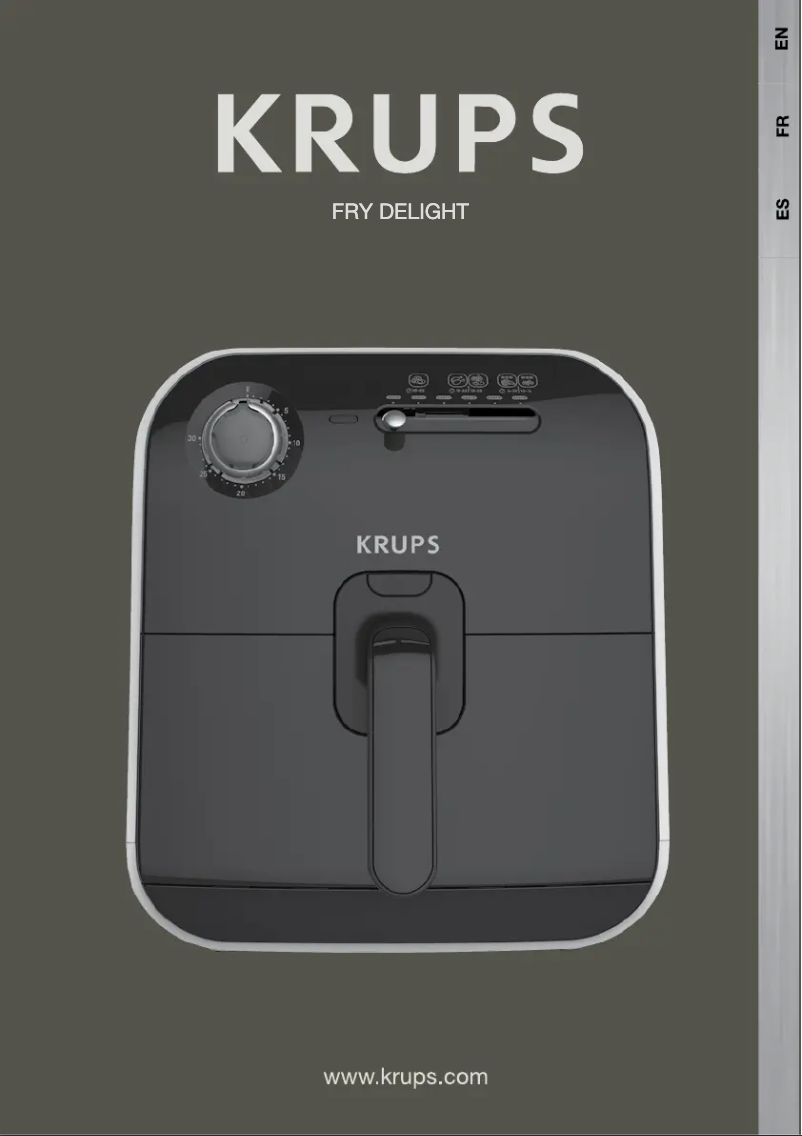 Page 1 de la notice Manuel utilisateur Krups Fry Delight AJ1000
