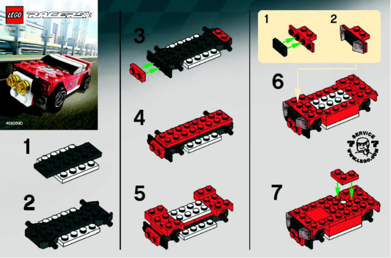 Page 1 of the manual User Manual Lego Rally Racer