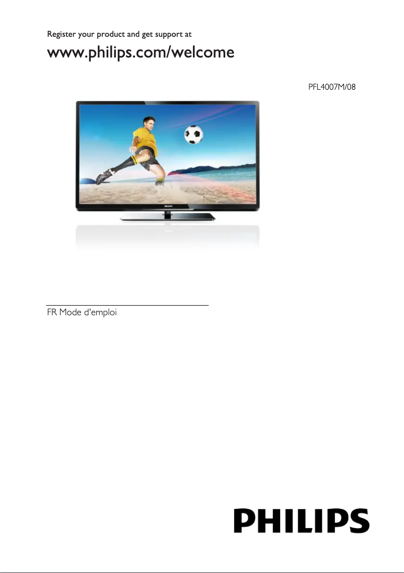 Page n°1 - Manuel utilisateur Philips 32PFL4027M