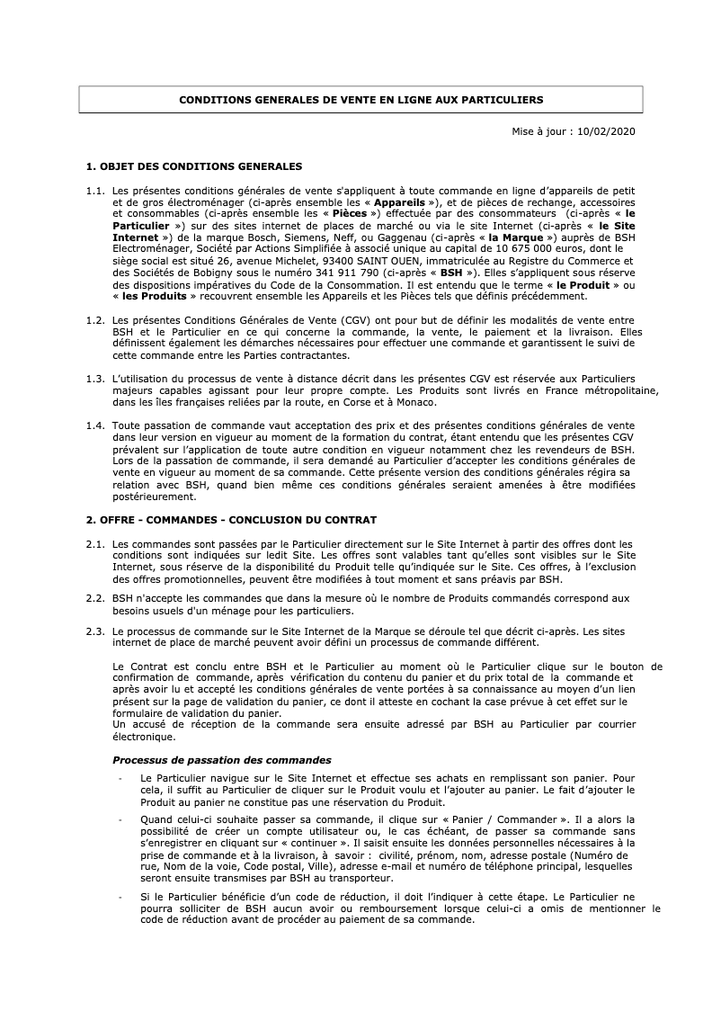 Page 1 de la notice Mode d'emploi Neff D65XAM2S0