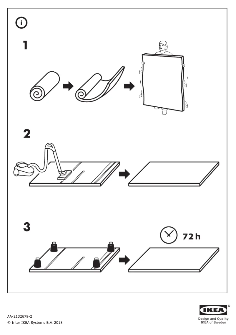 Page 1 de la notice Manuel utilisateur Ikea BRÄNNBOLL 805.865.30