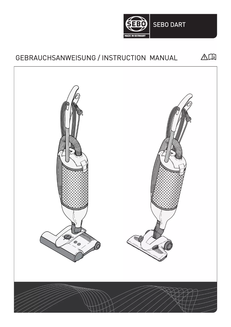 Page 1 de la notice Manuel utilisateur Sebo Dart 1