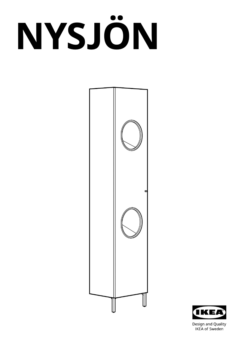 Página 1 del manual Manual de usuario Ikea NYSJÖN 704.964.79