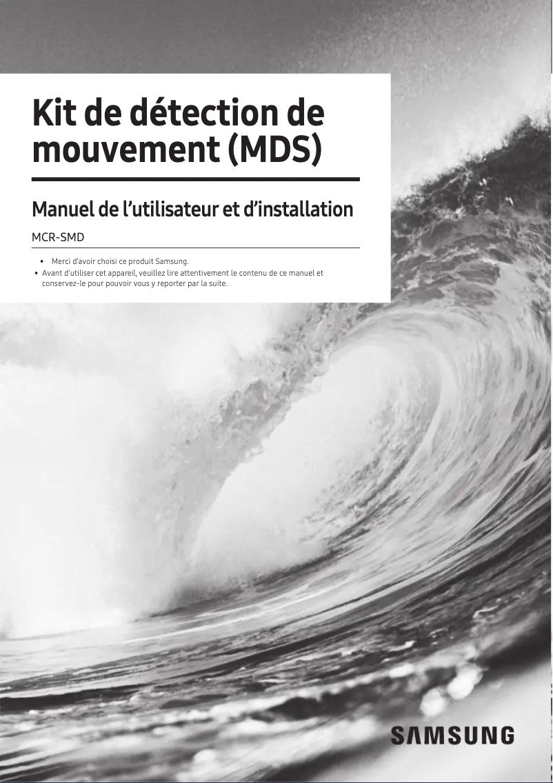 Página 1 del manual Manual de usuario Samsung MCR-SMD