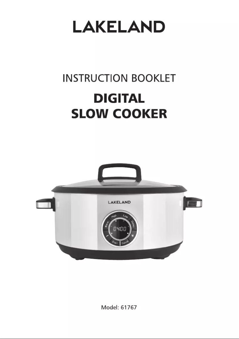 Page 1 de la notice Manuel utilisateur Lakeland 61767
