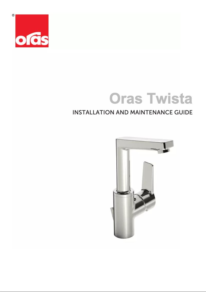 Page 1 of the manual User Manual Oras Twista 3812F