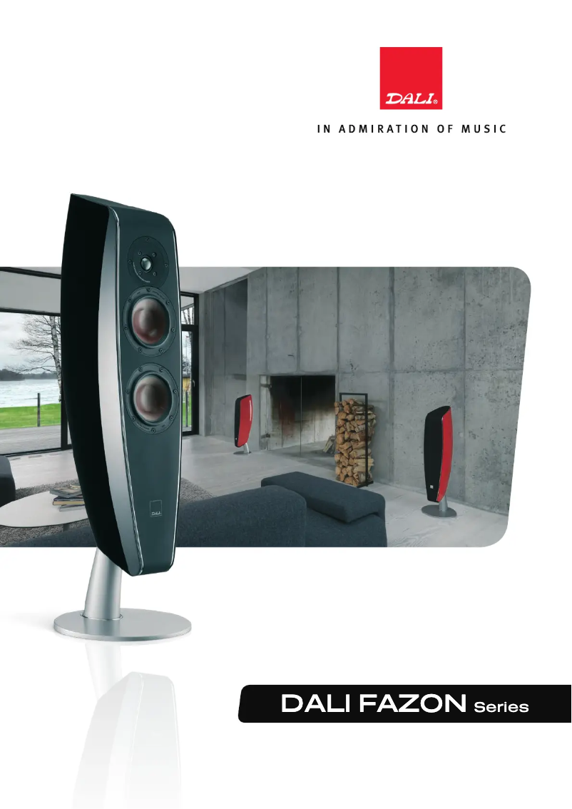 Page 1 de la notice Brochure Dali Fazon Mikro Vokal
