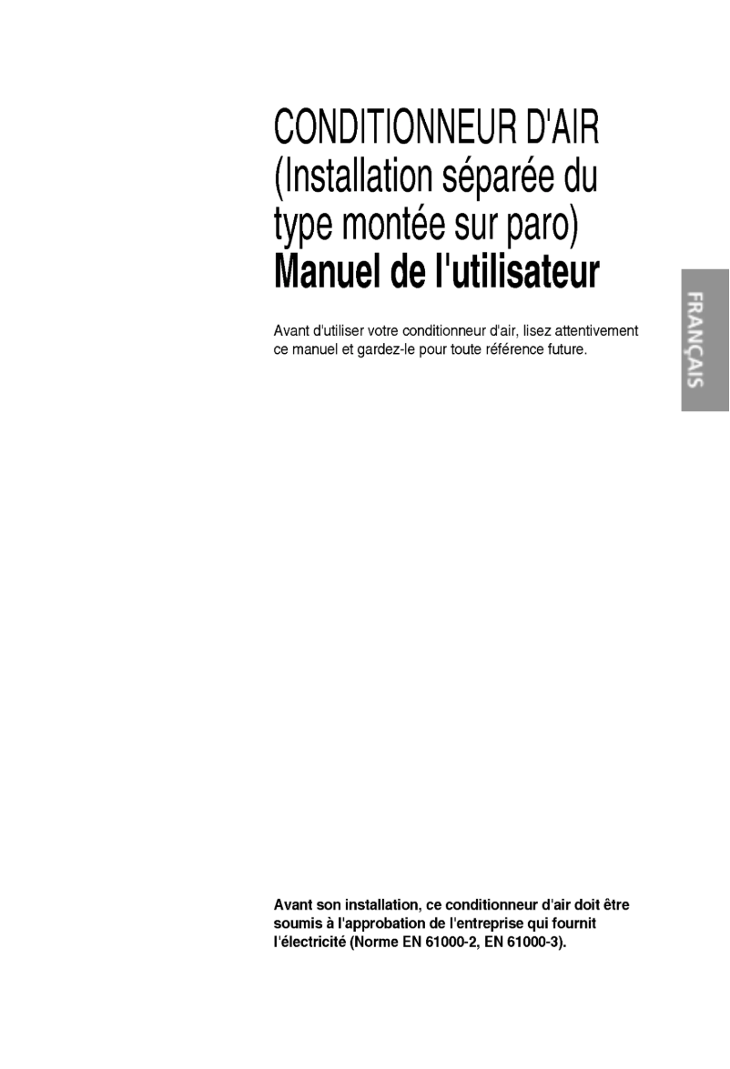 Page 1 de la notice Manuel utilisateur LG LS-C096PDL2