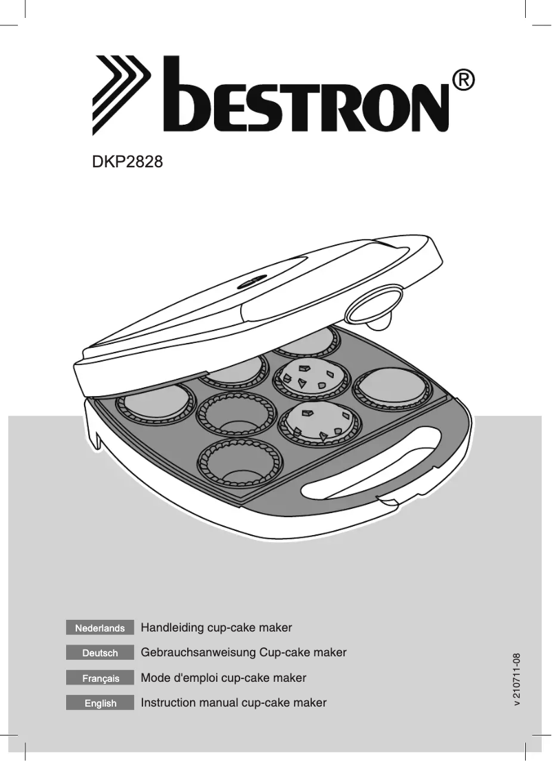 Page 1 de la notice Manuel utilisateur Bestron DKP2828