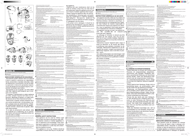 Page 1 de la notice Manuel utilisateur Solac New Piccolo AB2723