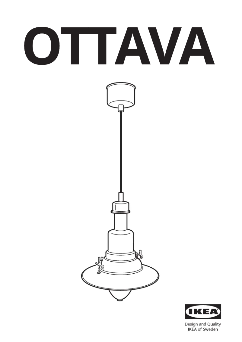 Página 1 del manual Manual de usuario Ikea OTTAVA 301.471.66