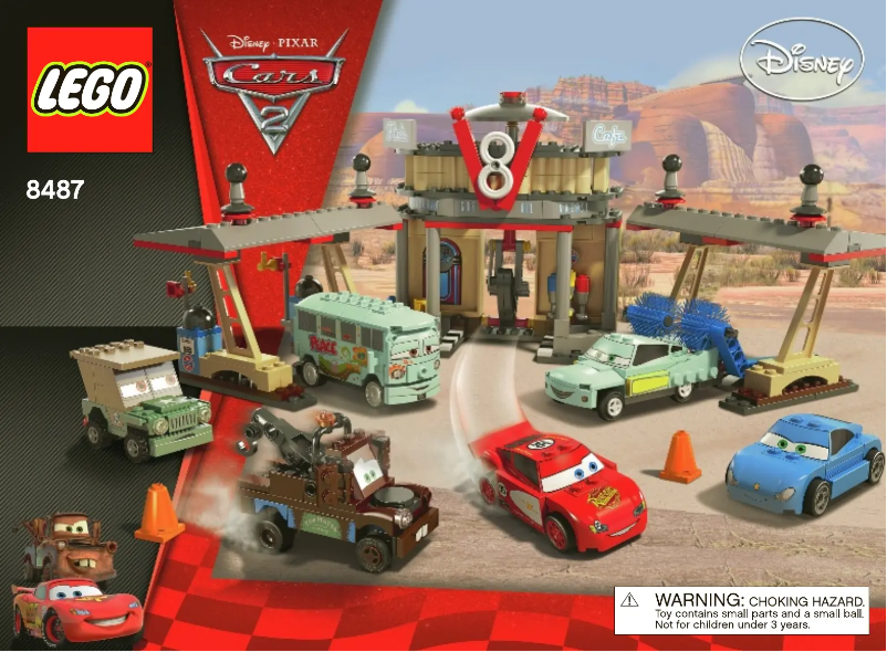 Page 1 de la notice Manuel utilisateur Lego Cars 8487