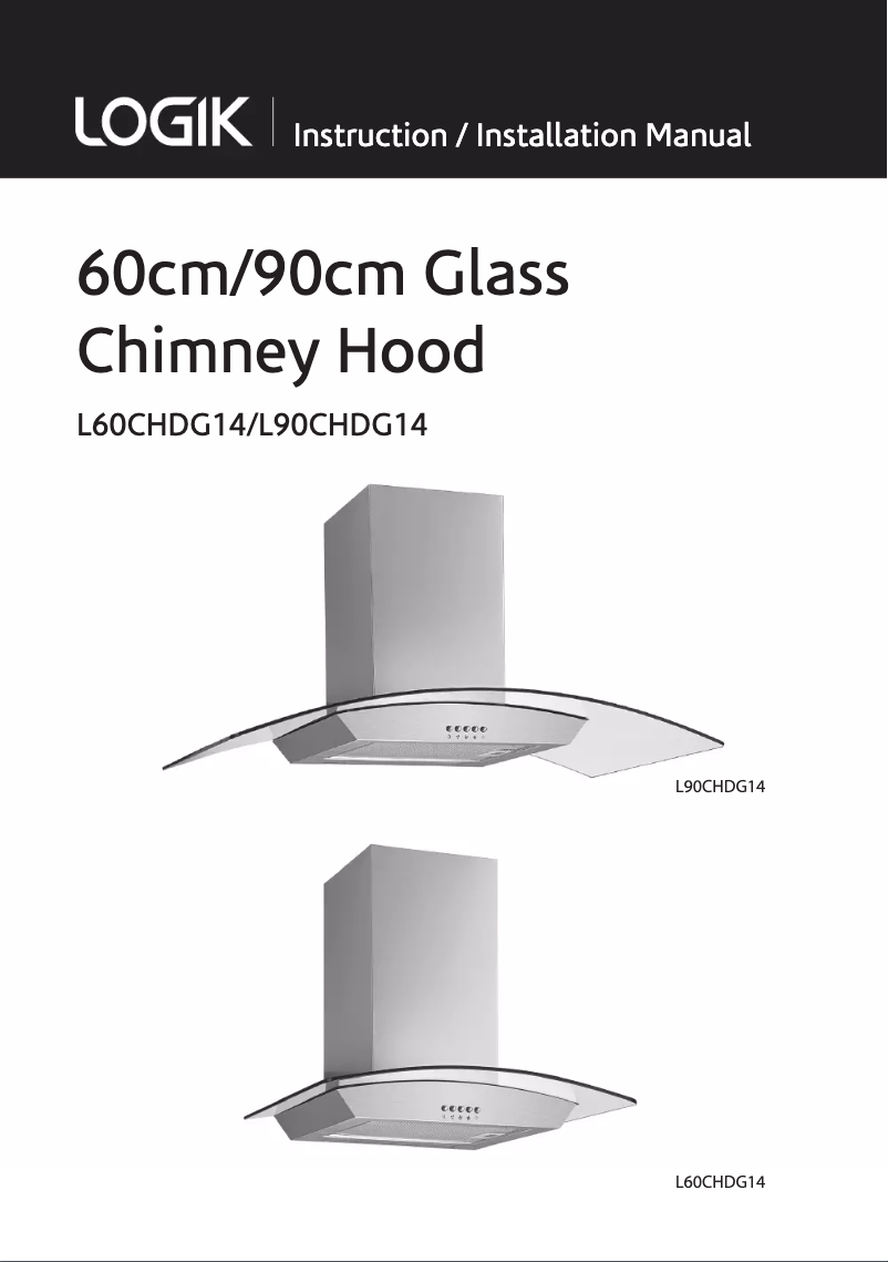 Page 1 de la notice Manuel utilisateur Logik L90CHDG14