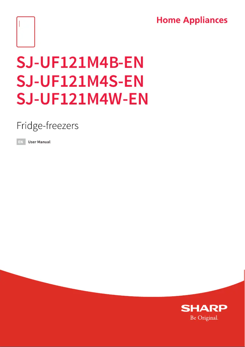 Page n°1 - Manuel utilisateur Sharp SJ-UF121M4S-EN