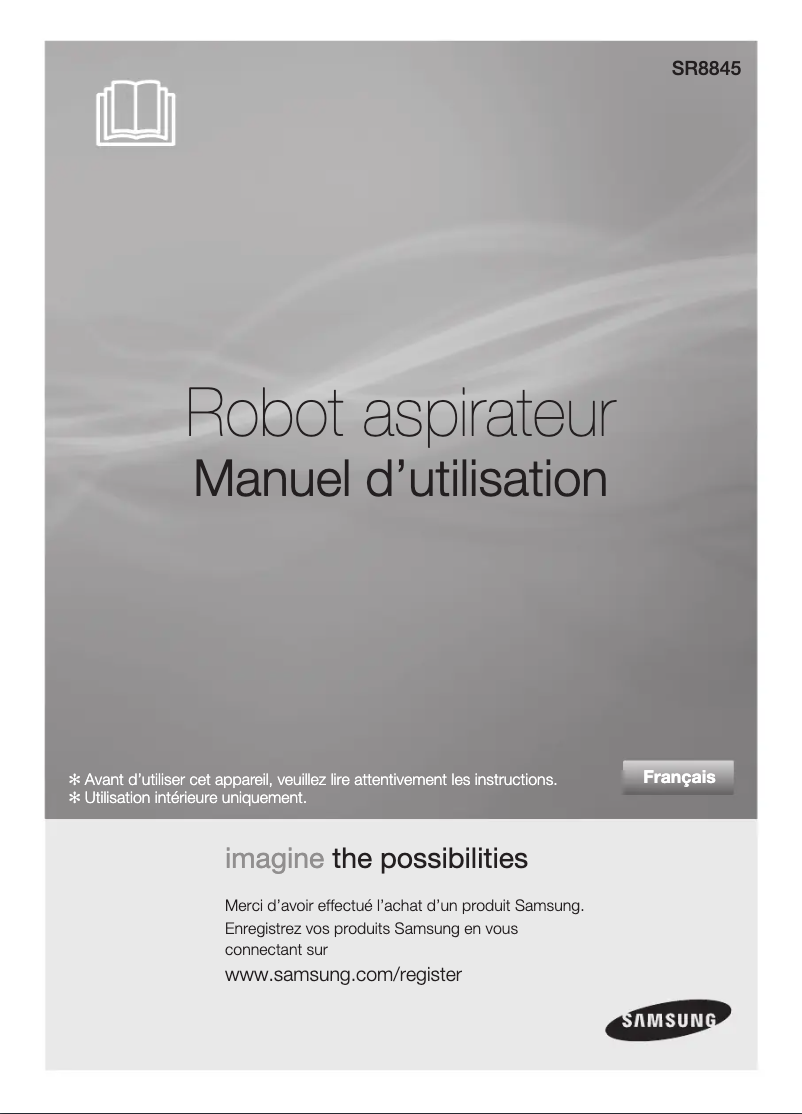 Page 1 de la notice Manuel utilisateur Samsung SR8849