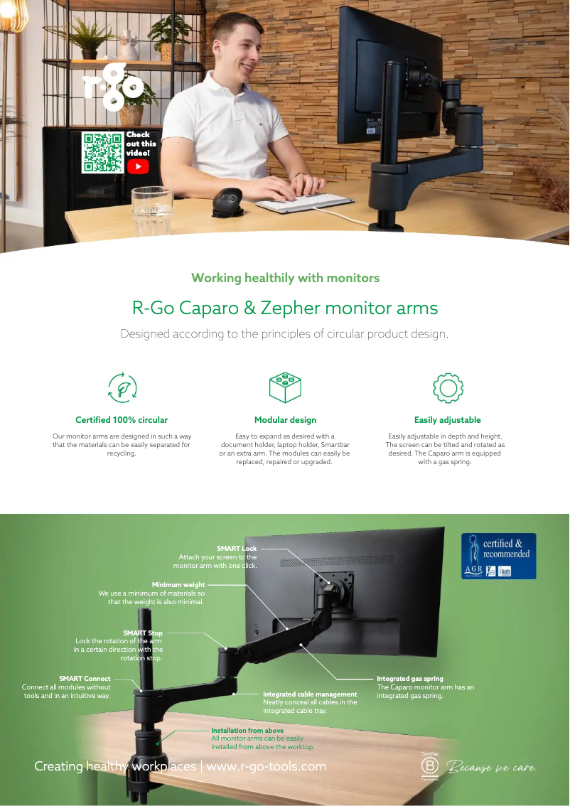 Page 1 de la notice Manuel utilisateur R-Go Tools Morelia Laptop holder