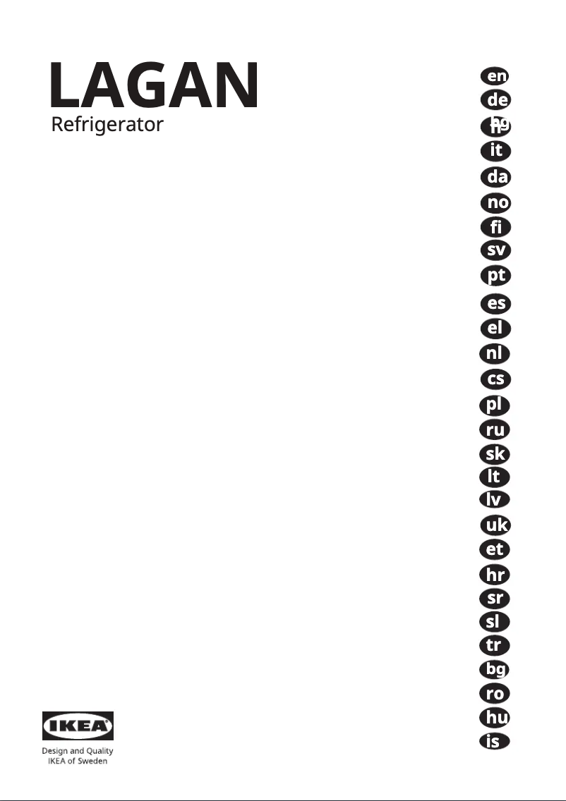 Page 1 de la notice Manuel utilisateur Ikea LAGAN 205.728.52