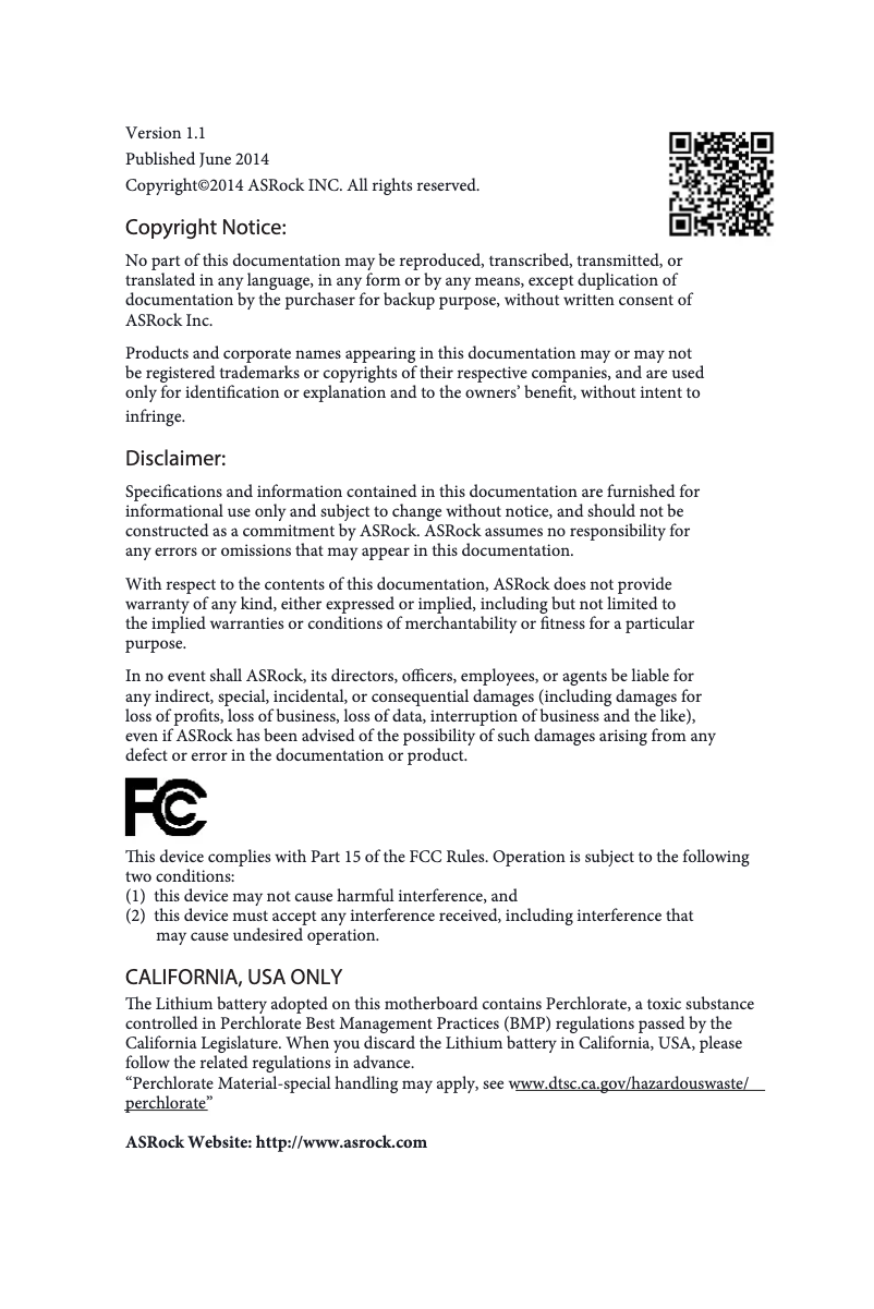 Página 1 del manual Manual de usuario Asrock Z97 Pro3