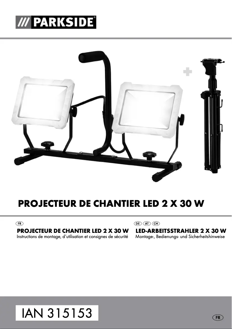 Page 1 de la notice Manuel utilisateur Parkside FCL-80115