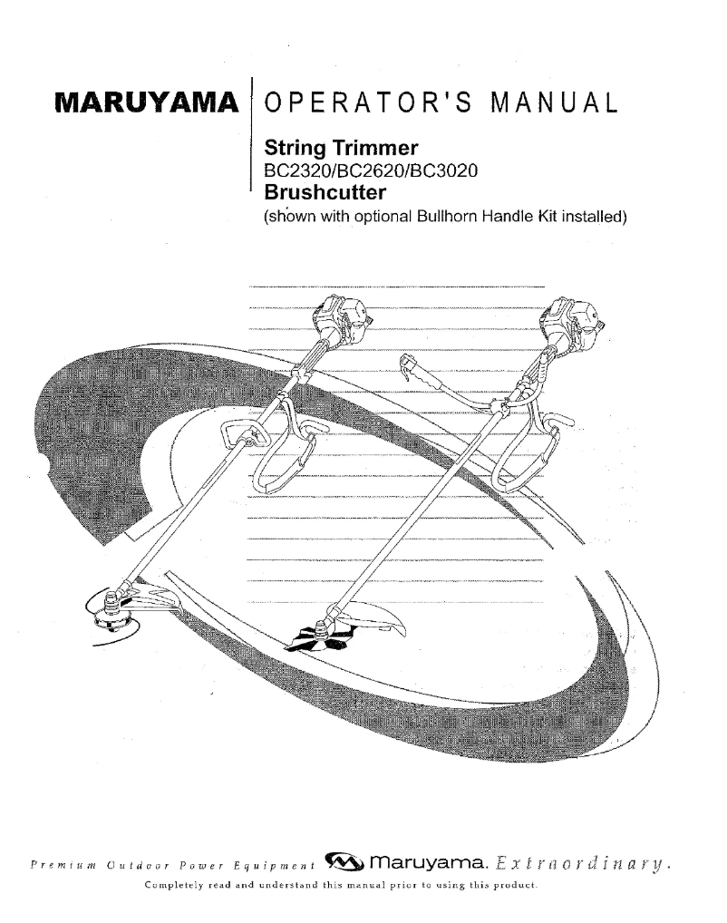Página 1 del manual Manual de usuario Maruyama BC2620
