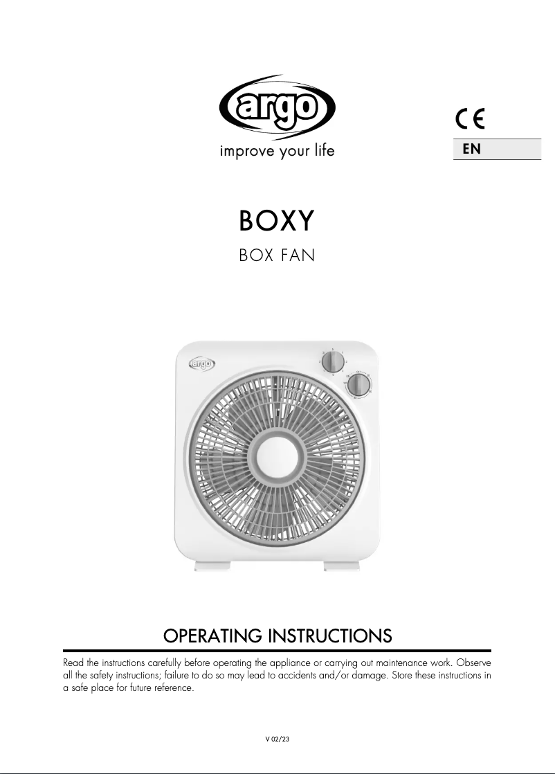 Página 1 del manual Manual de usuario Argoclima Boxy