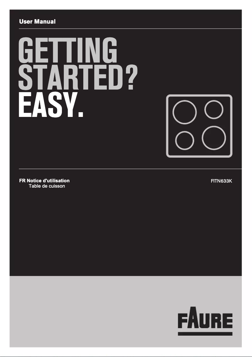 Page 1 de la notice Manuel utilisateur Electrolux FITN633K