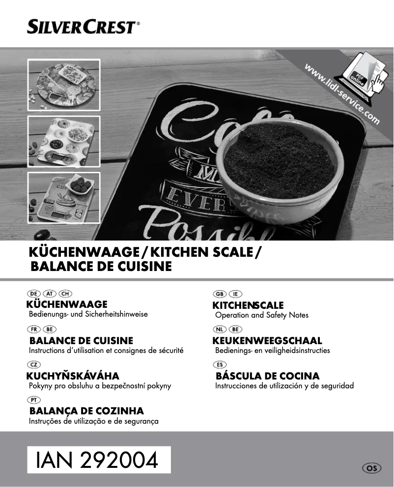 Página 1 del manual Manual de usuario SilverCrest CR2032